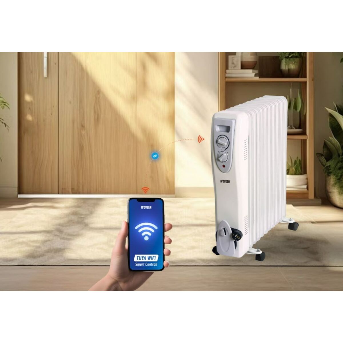 Oljeelement N'oveen OH1199 Vit 2500 W - 2