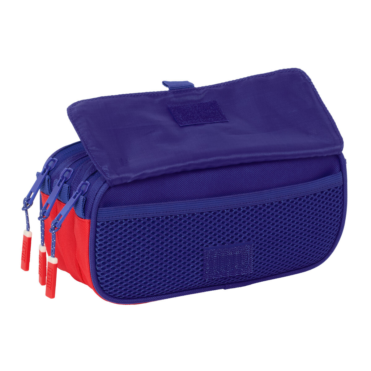 Tredubbel Carry-all Atlético Madrid Blå Vit Röd 21,5 x 10 x 8 cm - 2