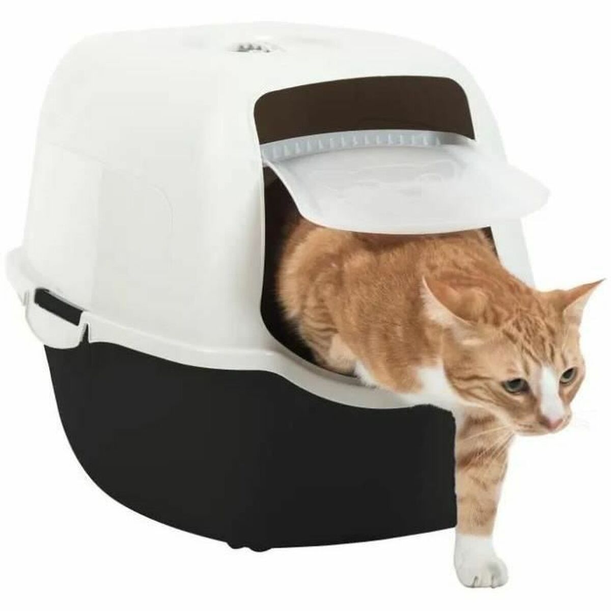 Kattlåda Petdesign Vit/Svart - 3