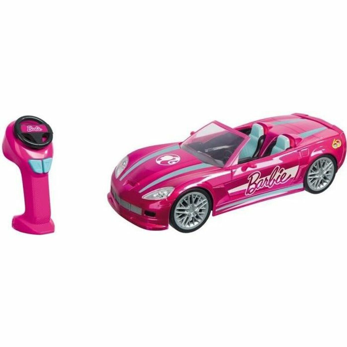 Radiostyrd bil Mondo Cabriolet Barbie Dream Car Multicolour Rosa