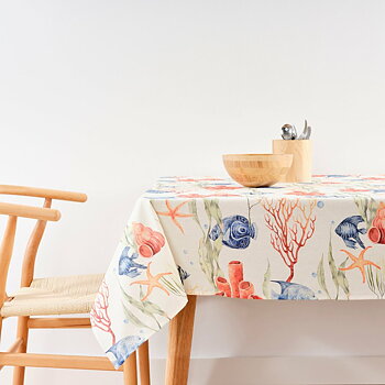 Fläckresistent bordsduk i harts Belum 0120-413 Multicolour 100 x 150 cm
