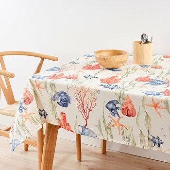 Fläckresistent bordsduk i harts Belum 0120-413 Multicolour 100 x 150 cm
