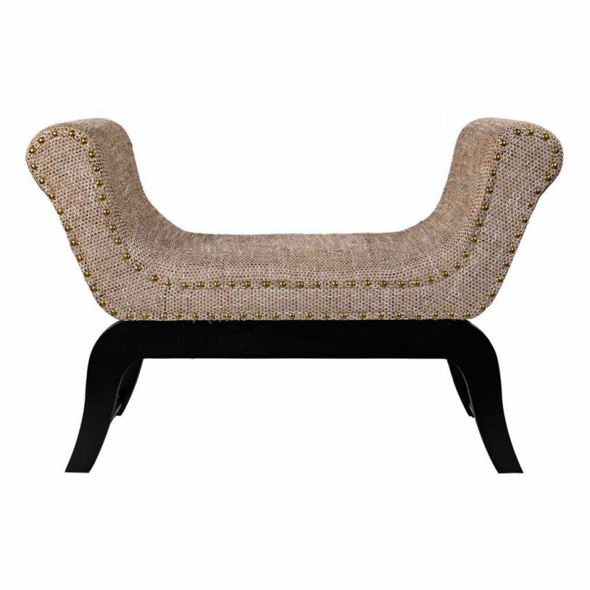 Sittpall Alexandra House Living Kräm Polyuretan Trä MDF 40 x 65 x 90 cm - 3