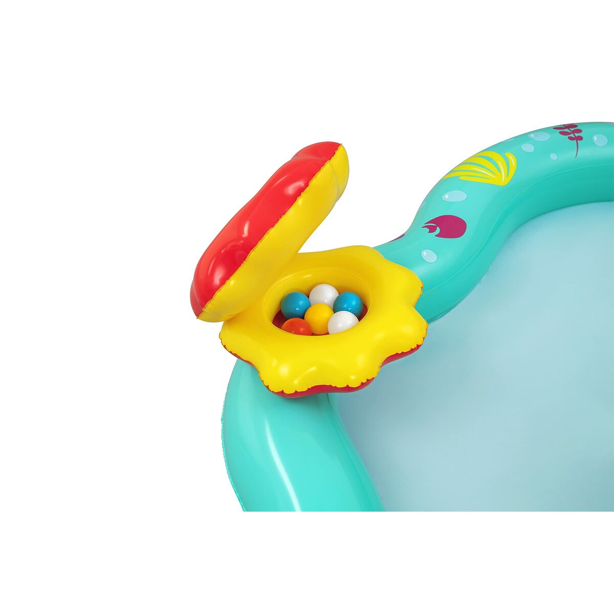 Bestway Uppblåsbar Pool Leksakspark Disney Sjöjungfrun 221x193x117cm +2 År Trädgård 91097 - 2