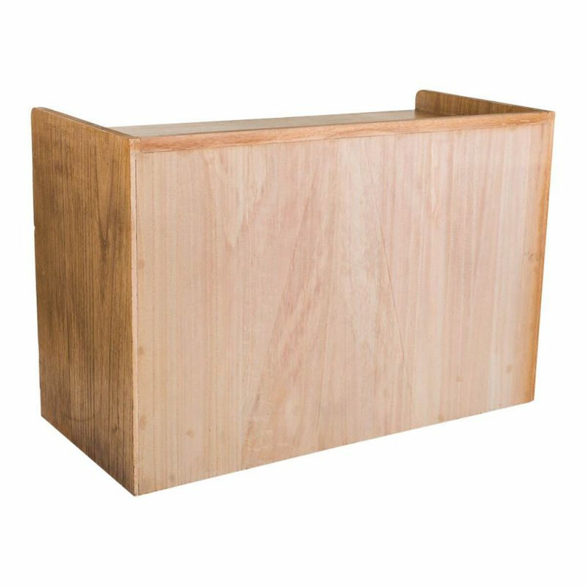Sittpall Alexandra House Living Brun Naturell Paulowniaträ Trä MDF 38 x 53 x 80 cm Skoställ - 5