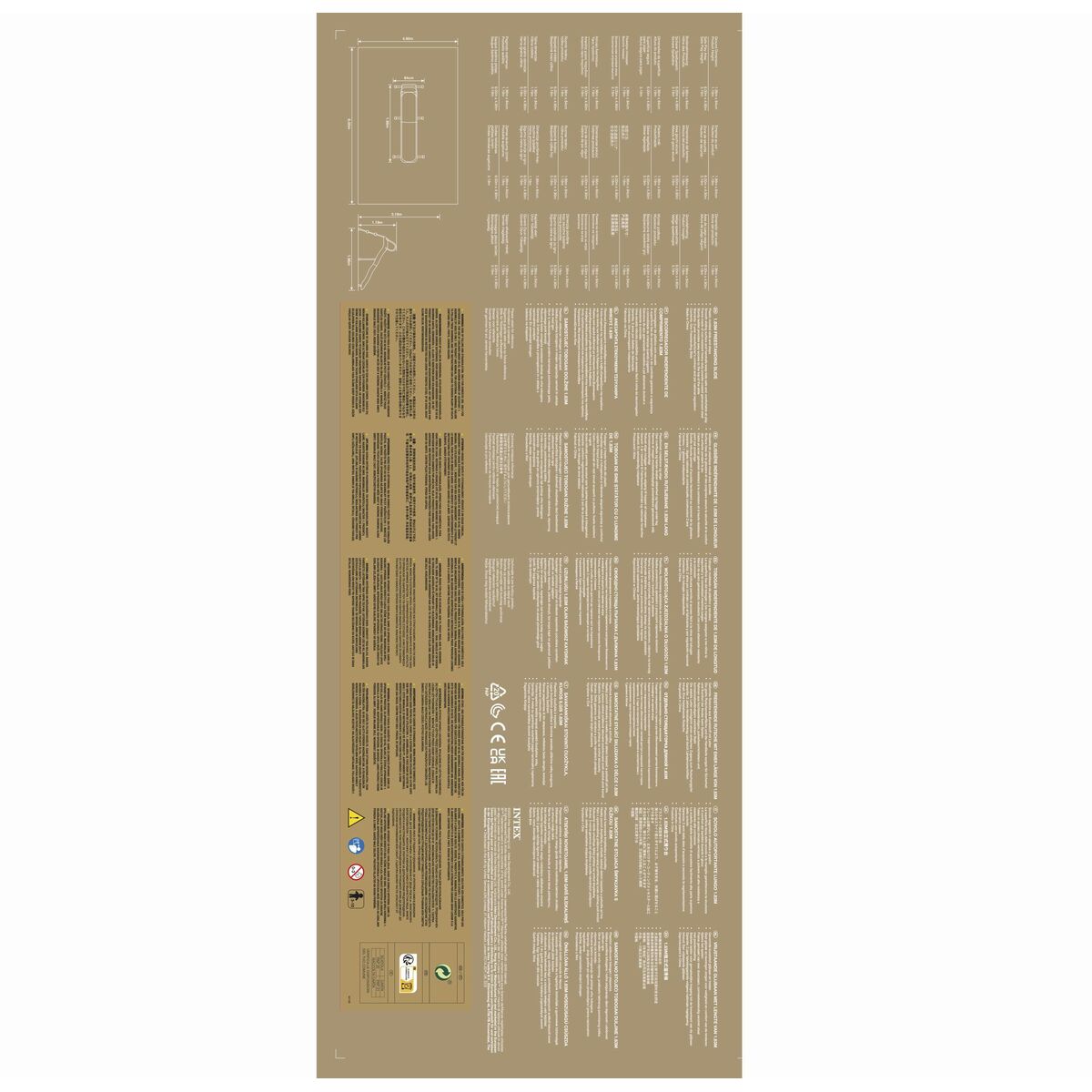 Poolrutschkana Intex 84 x 119 x 196 cm - 2
