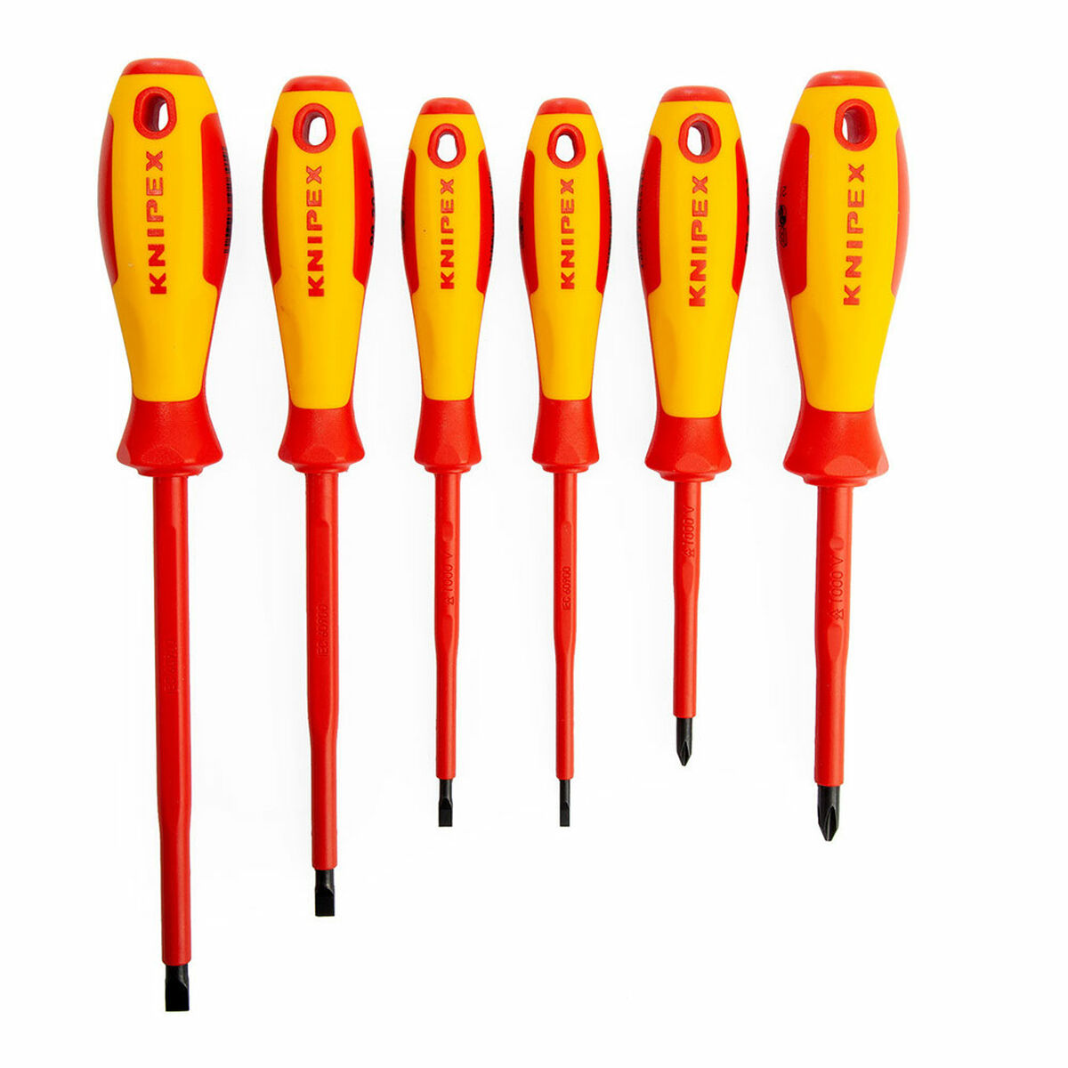 Skruvmejselset för elektriker Knipex 00 20 12 V01 6 Delar