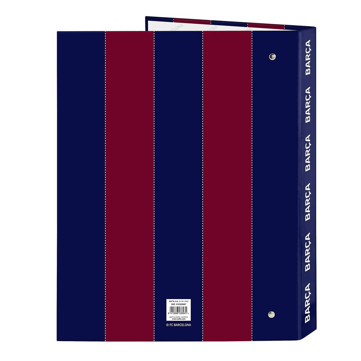 Ringpärm F.C. Barcelona Röd Marinblå A4 26.5 x 33 x 4 cm - 4