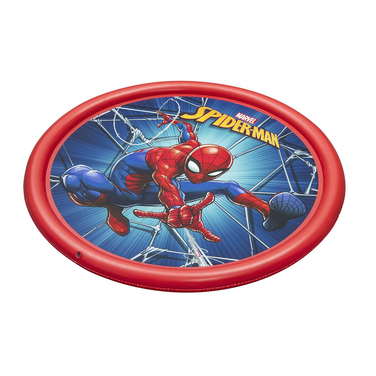 Bestway Spiderman Uppblåsbar Pool med Sprinkler D165 cm +2 År Trädgård 98792 - 12