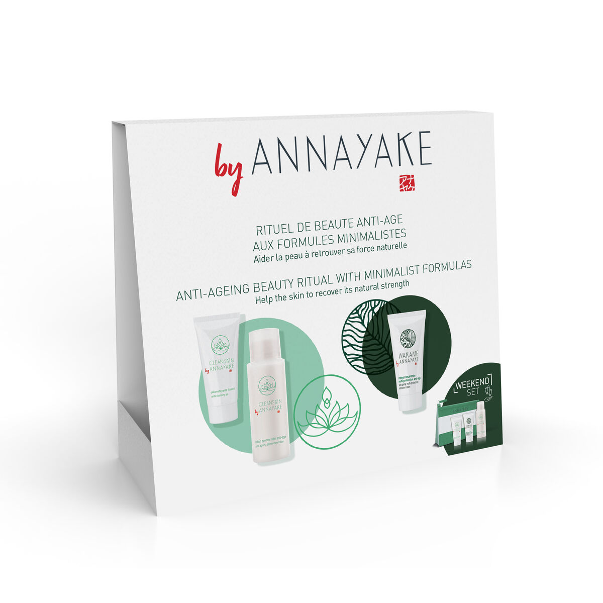 Unisex skönhetsset Annayake Wakame 3 Delar - 2