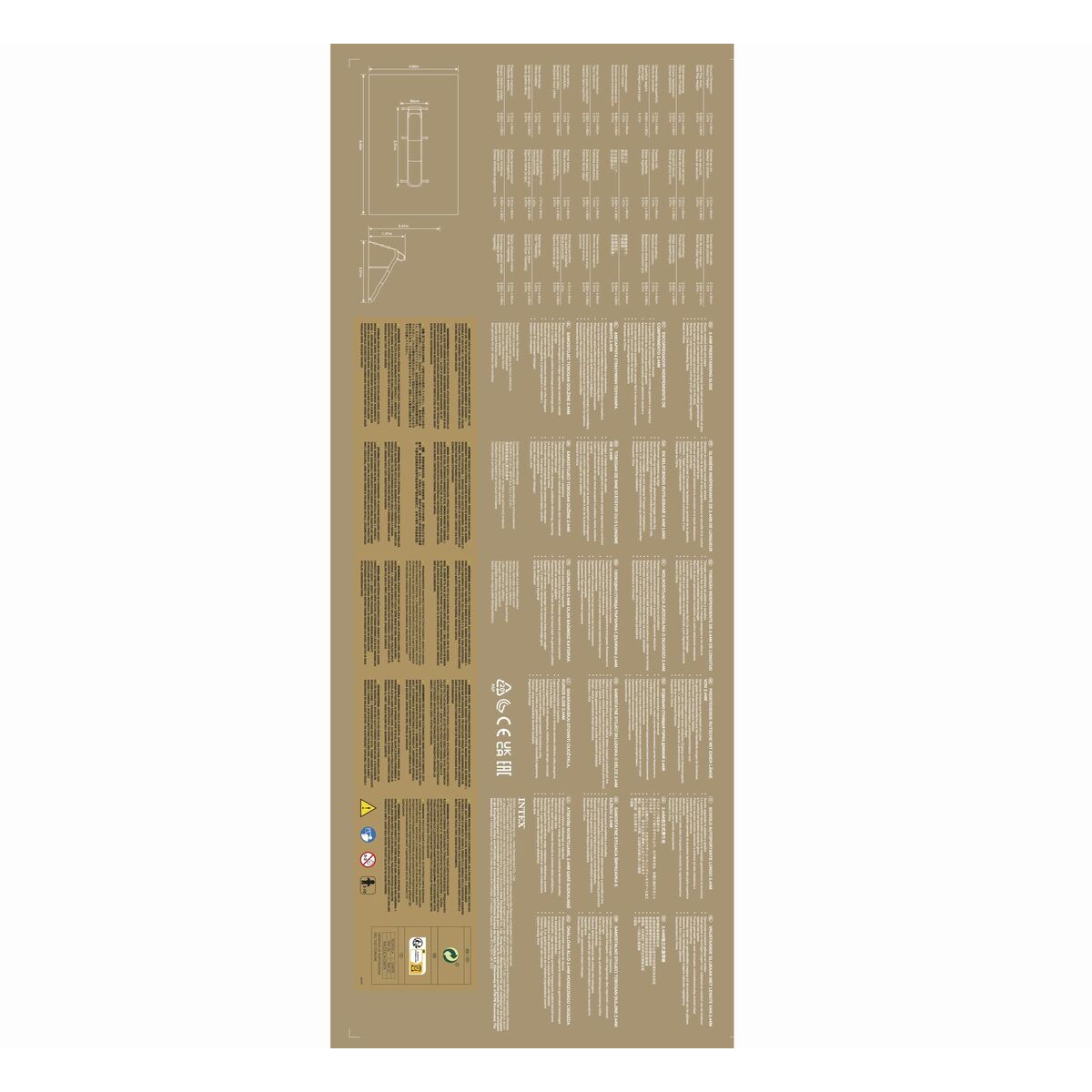 Poolrutschkana Intex 84 x 147 x 251 cm - 2