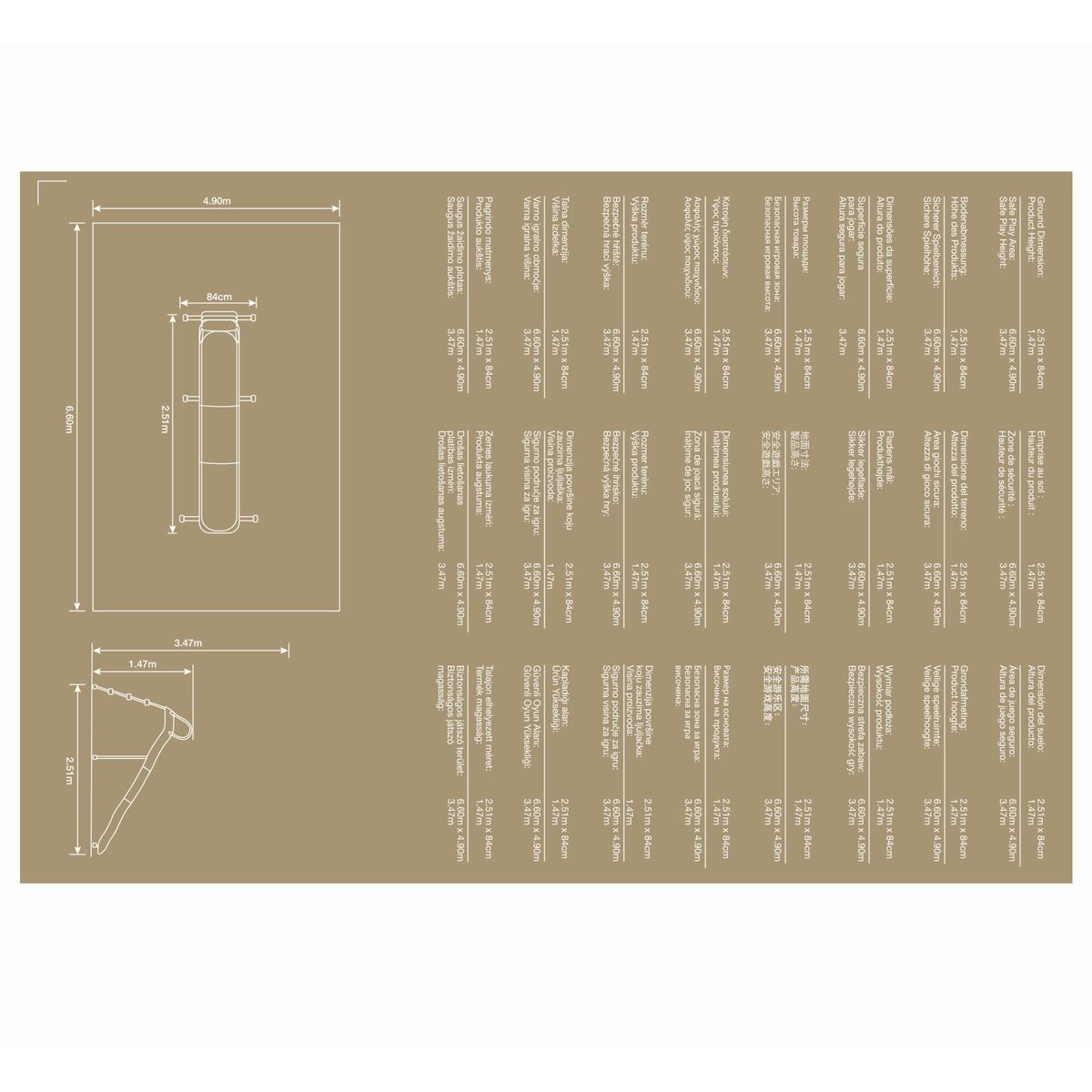Poolrutschkana Intex 84 x 147 x 251 cm - 3
