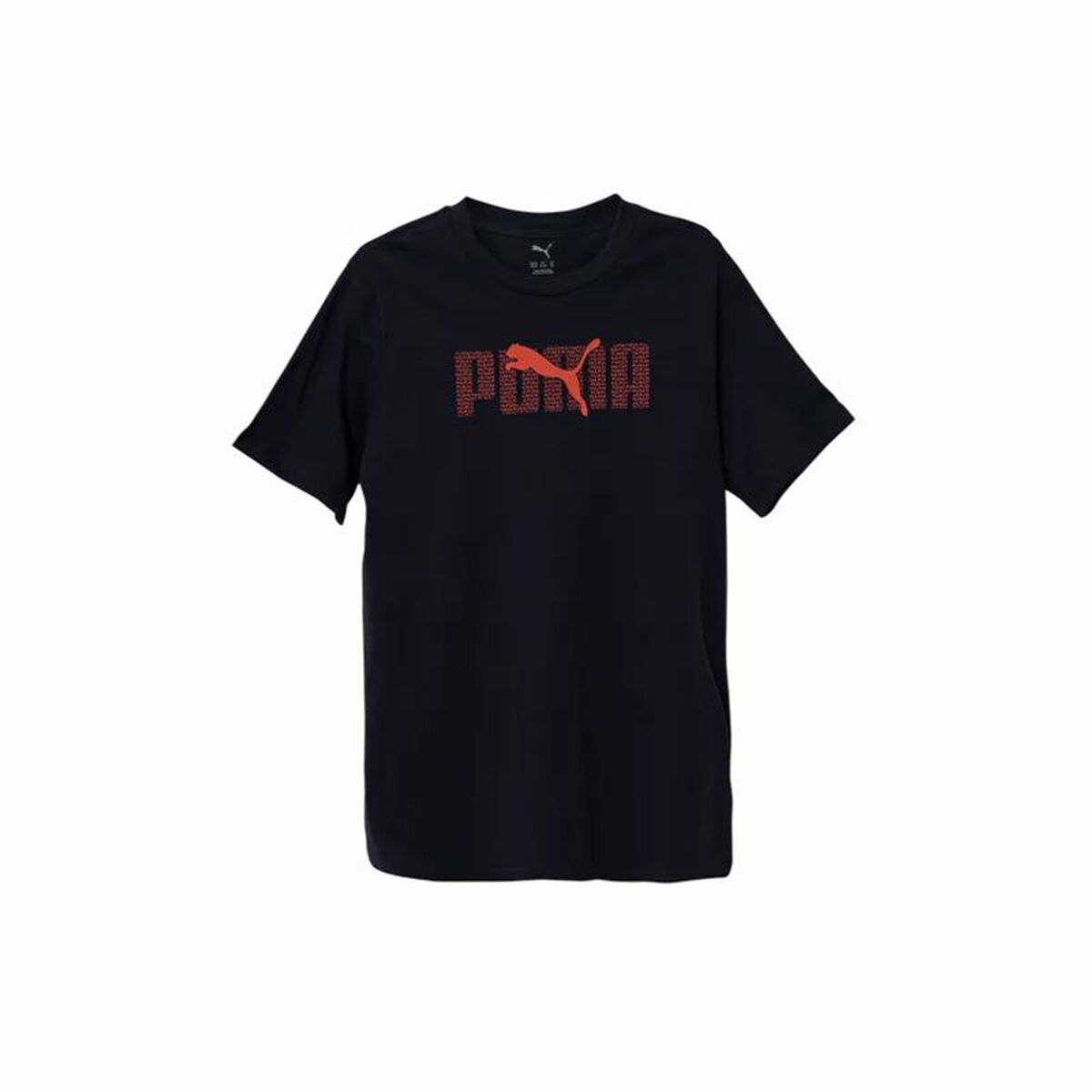 Barn T-shirt med kortärm Puma Essentials Logo Lab B Marinblå