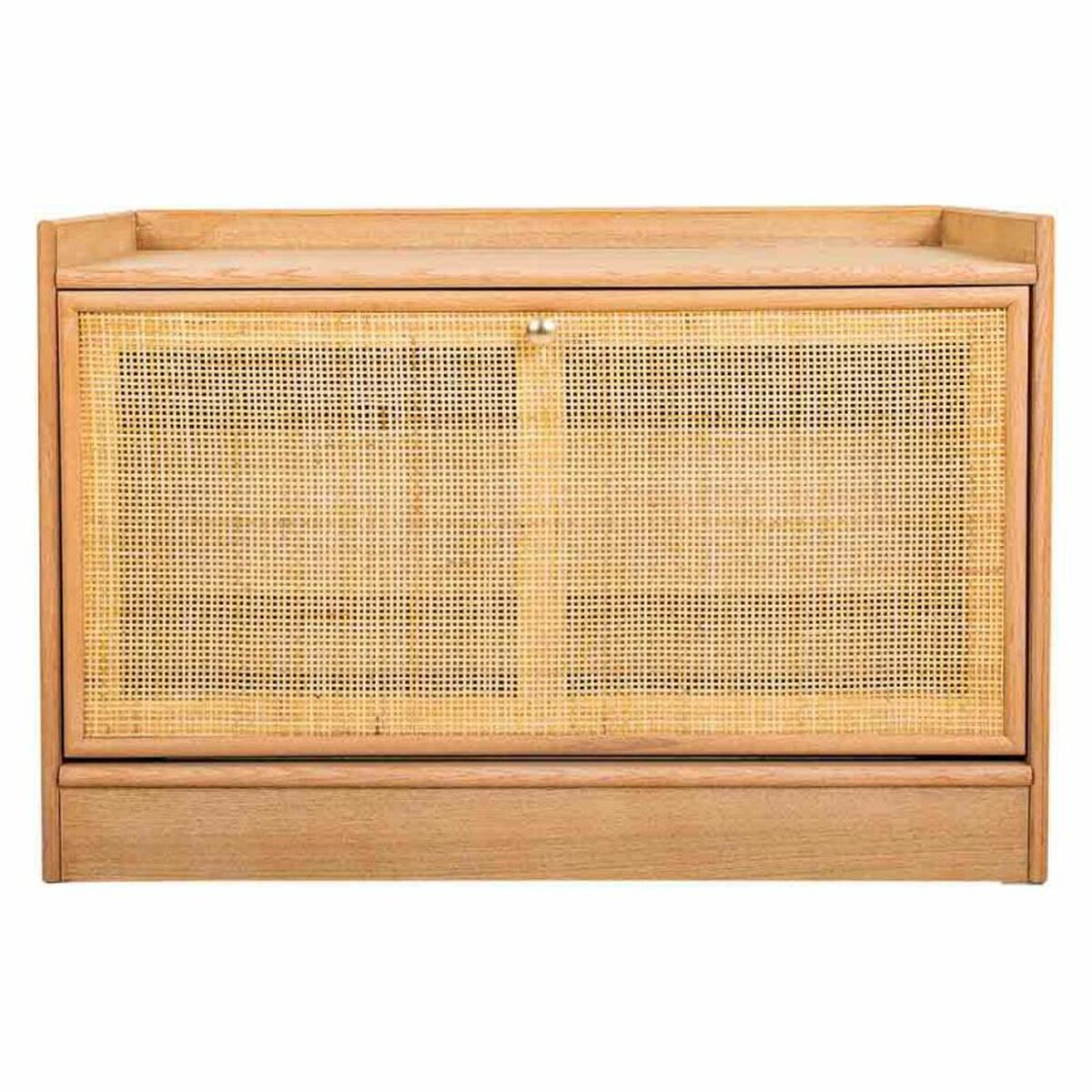 Sittpall Alexandra House Living Naturell Trä MDF 38 x 53 x 80 cm Skoställ - 4