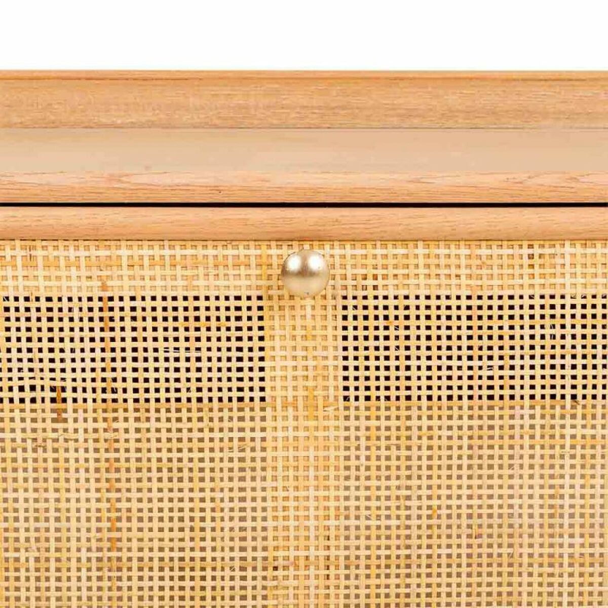 Sittpall Alexandra House Living Naturell Trä MDF 38 x 53 x 80 cm Skoställ - 7