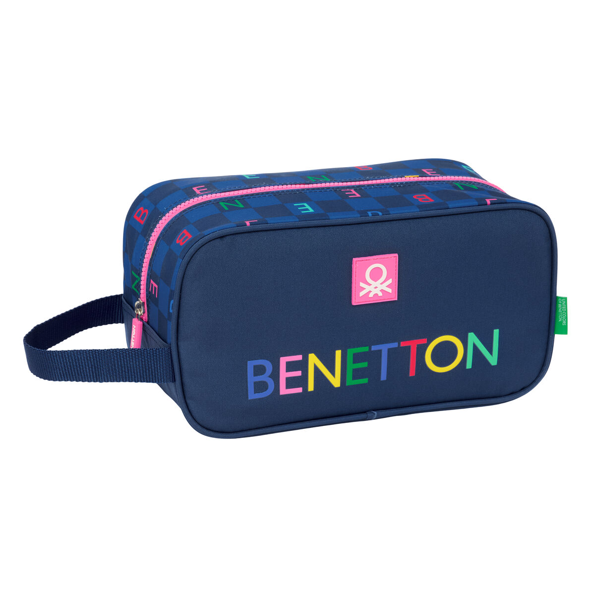 Skoförvaring Benetton Damero Marinblå 29 x 15 x 14 cm