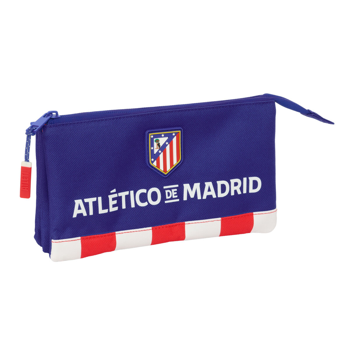 Tredubbel Carry-all Atlético Madrid Blå Vit Röd 22 x 12 x 3 cm