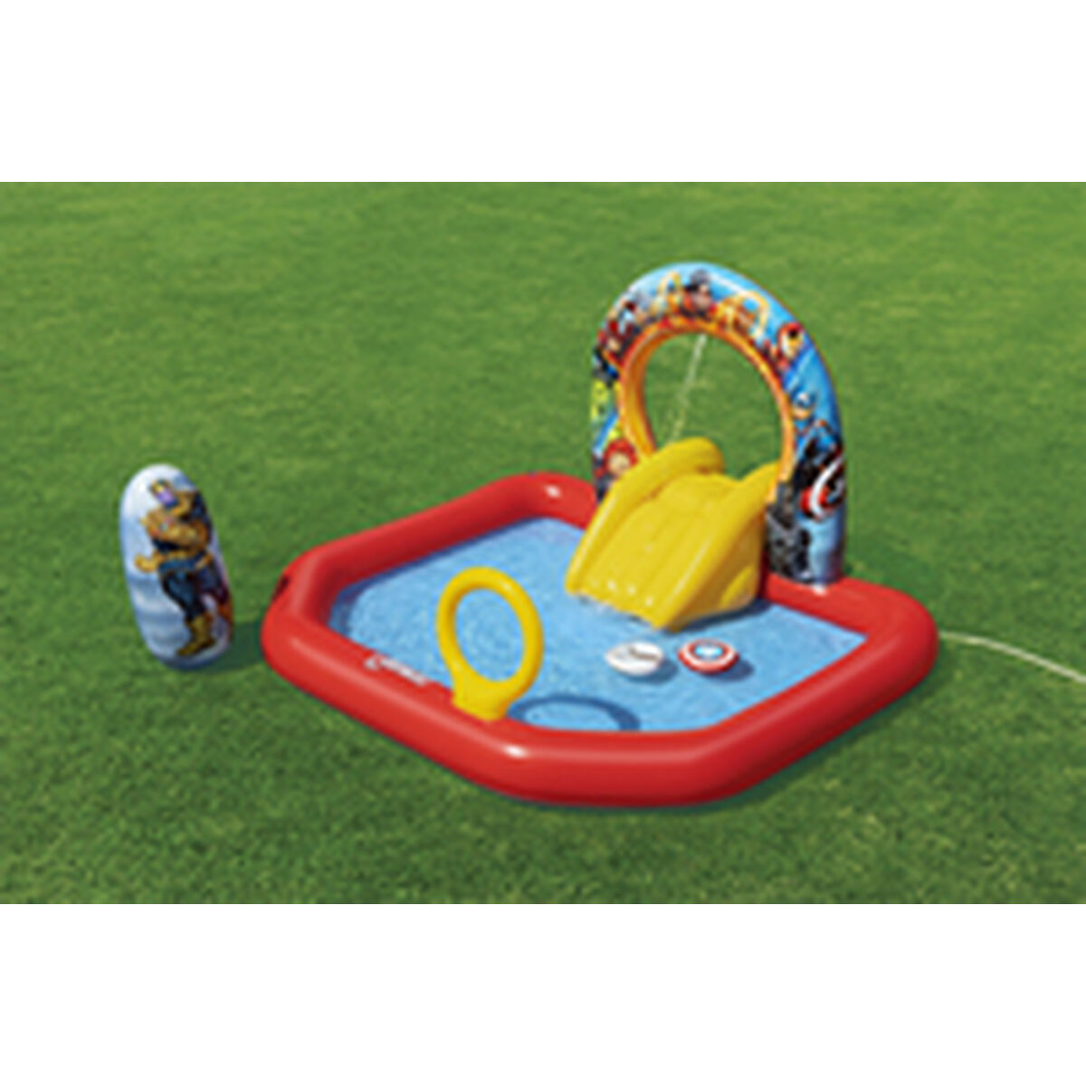 Bestway Inflatable Pool Leksakspark Avengers 211x198x125 cm +2 År Trädgård 98800 - 15