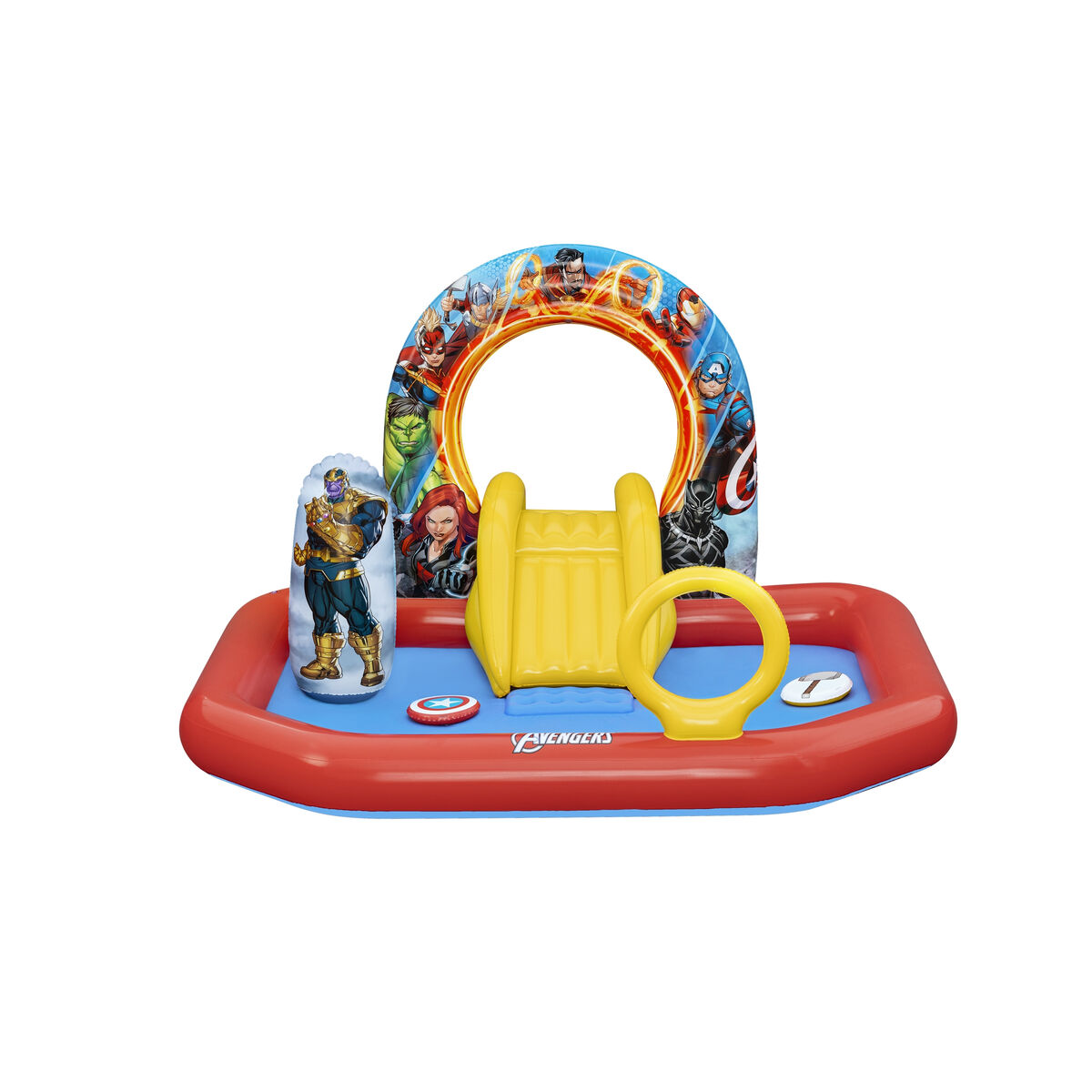 Bestway Inflatable Pool Leksakspark Avengers 211x198x125 cm +2 År Trädgård 98800 - 5