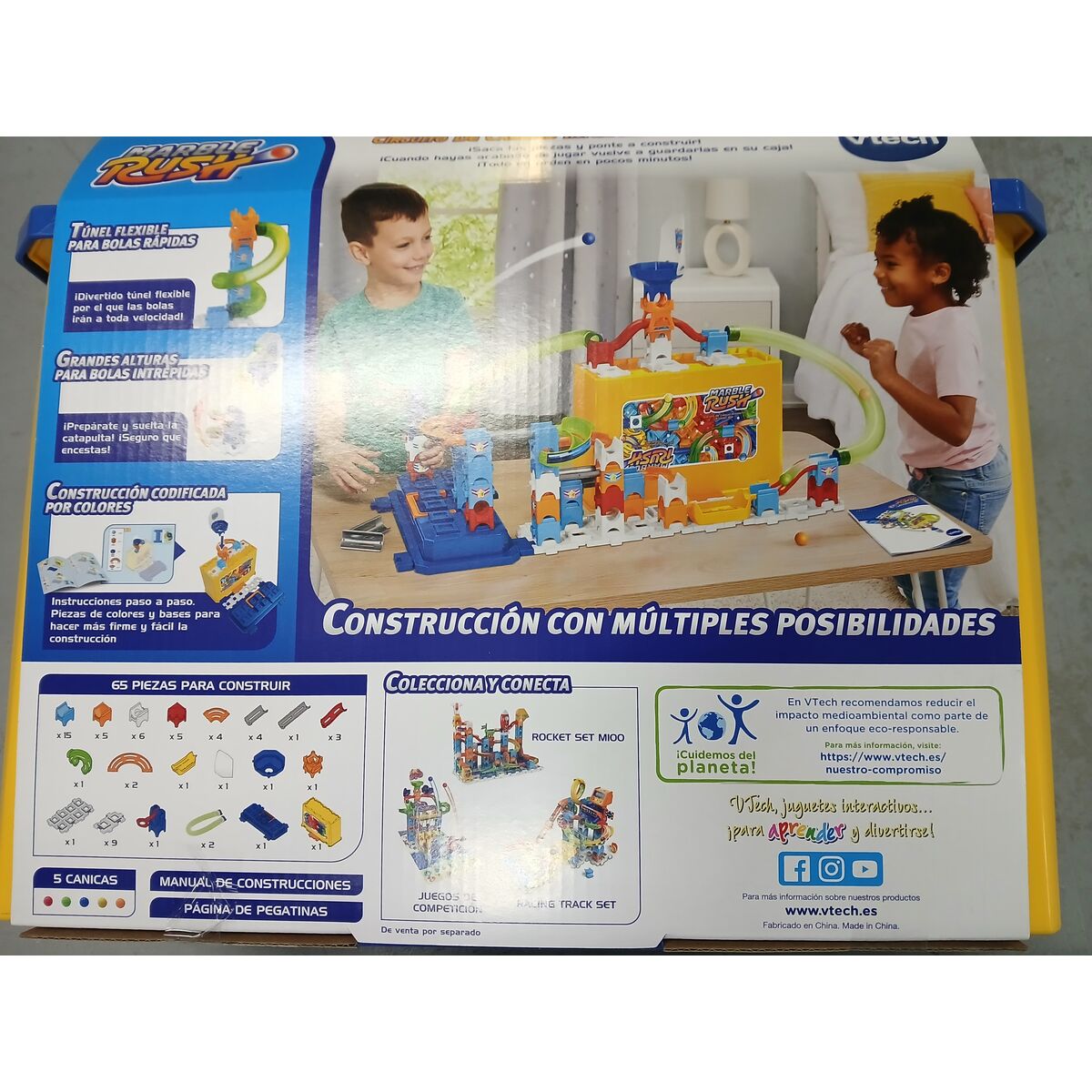 Racerbana Vtech Marble Rush Storage Box 70 piezas - 2