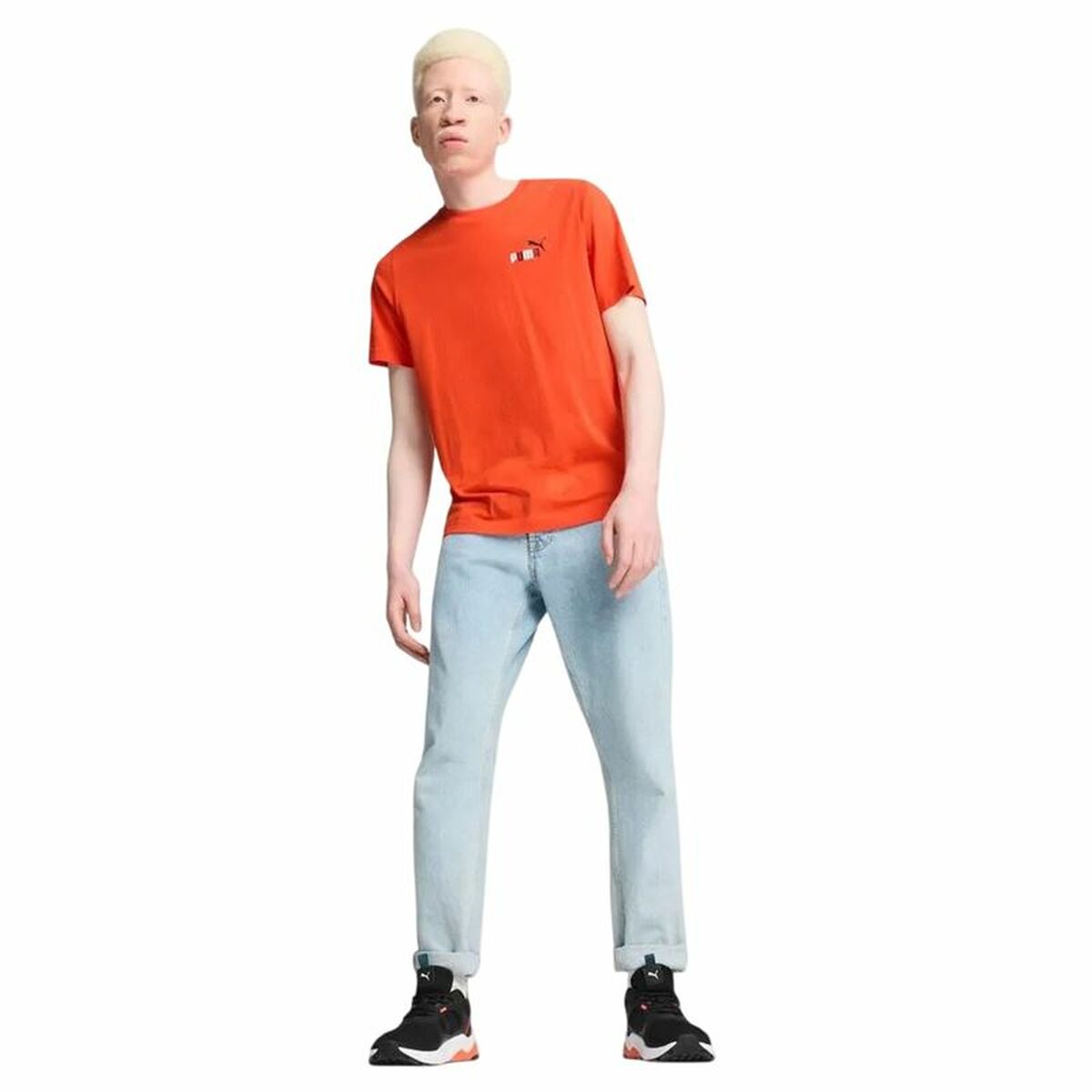T-shirt med kortärm Herr Puma Graphics Puma Sports Club Orange - 3