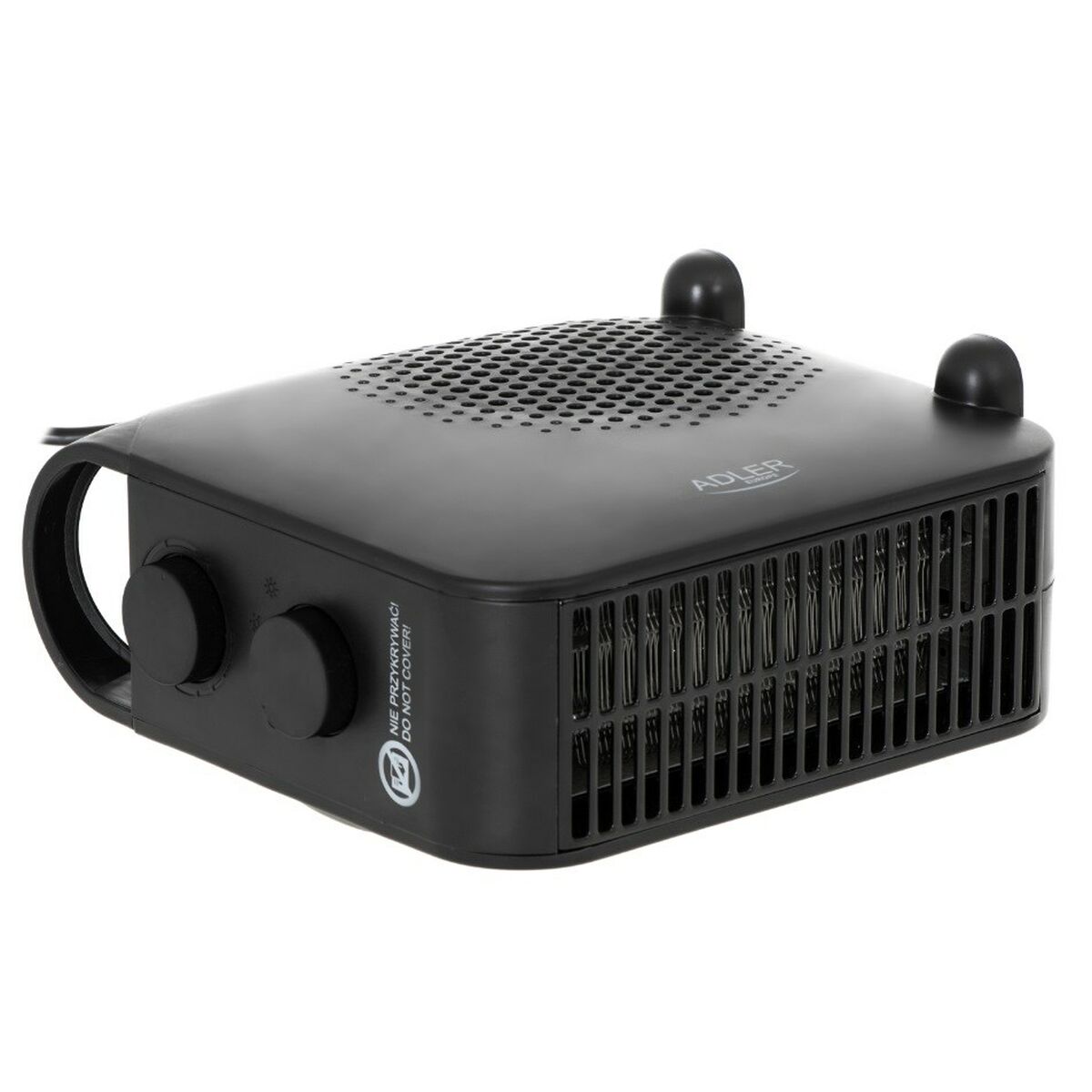 Bärbar värmefläkt Adler AD 7725b Svart 2000 W - 2