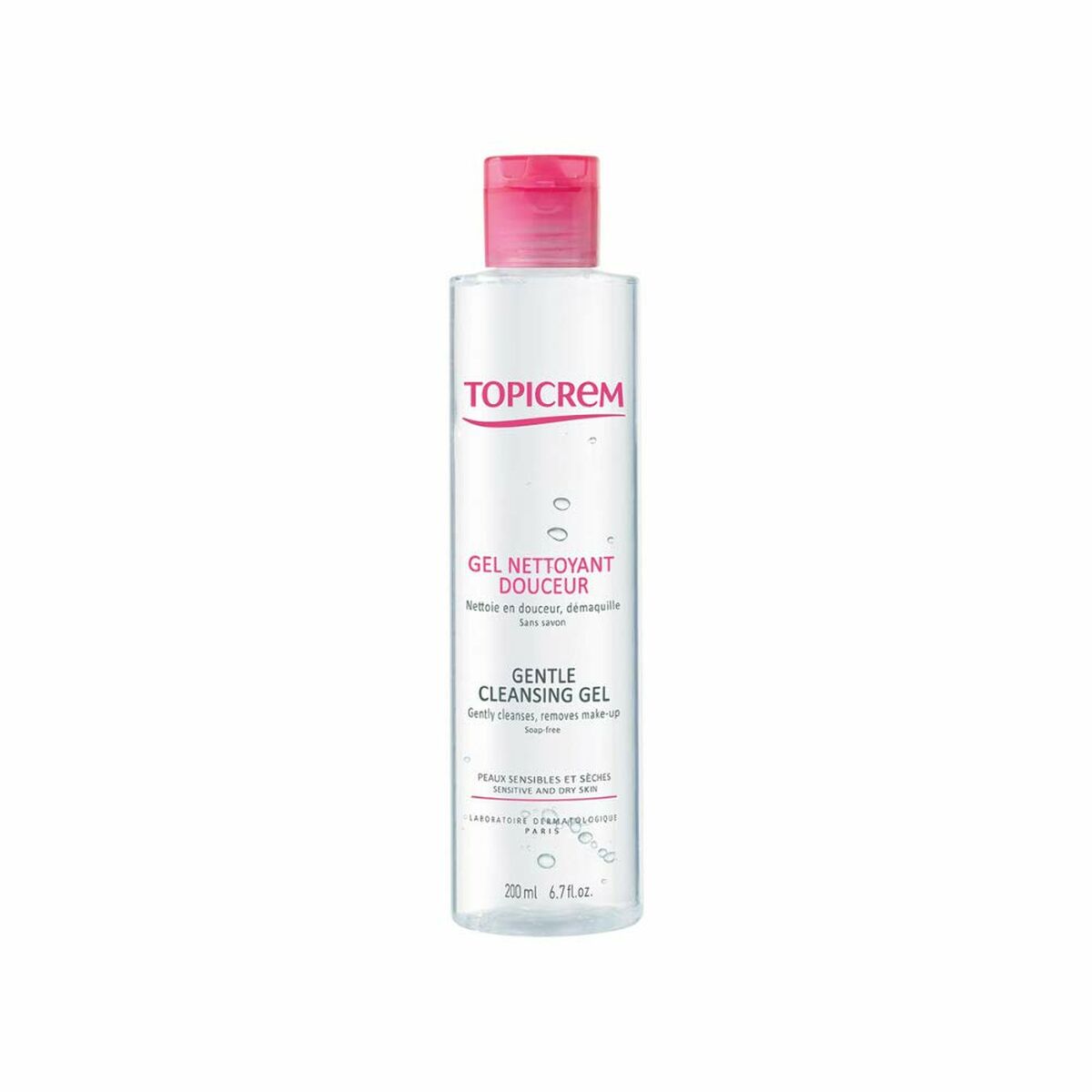 Rengörande ansiktsgel Topicrem 200 ml (3 antal) (1 antal)