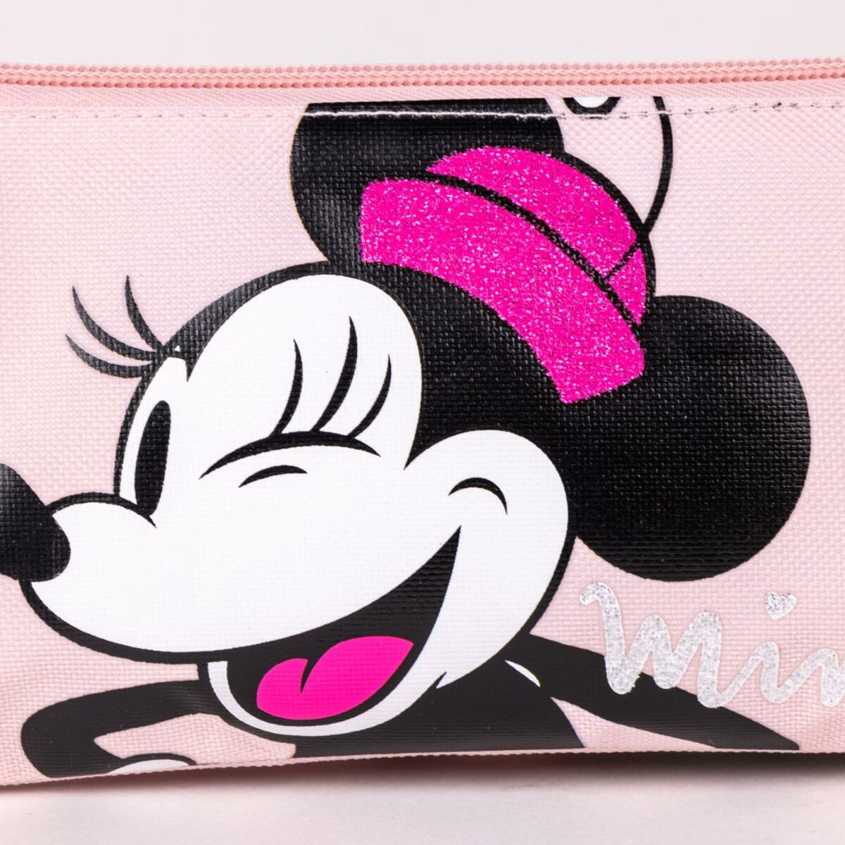 Tredubbel Carry-all Minnie Mouse 22,5 x 2 x 11,5 cm Rosa - 3