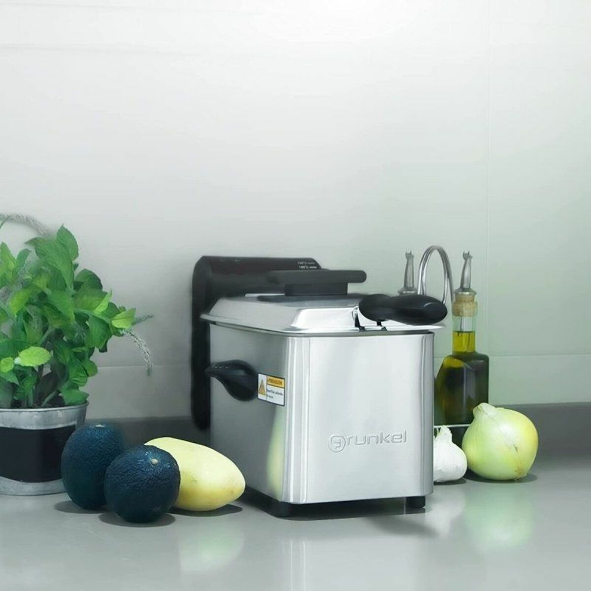 Fritös Grunkel FRYPRO2 1800 W 2 L Stål - 4
