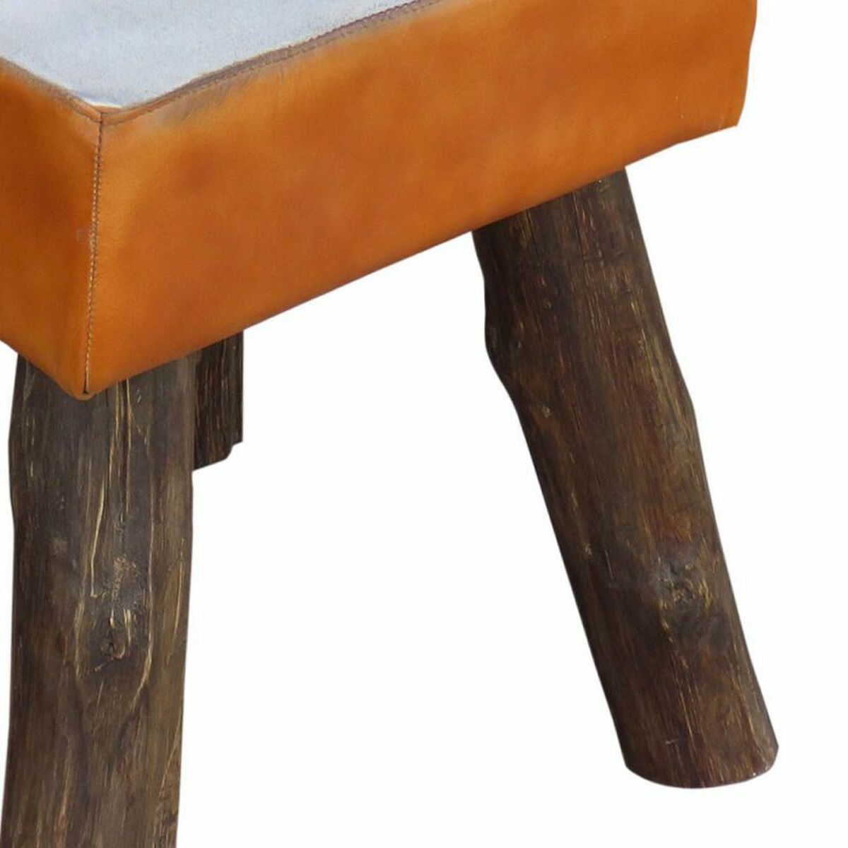 Sittpall Alexandra House Living Mangoträ 44 x 45 x 44 cm - 5