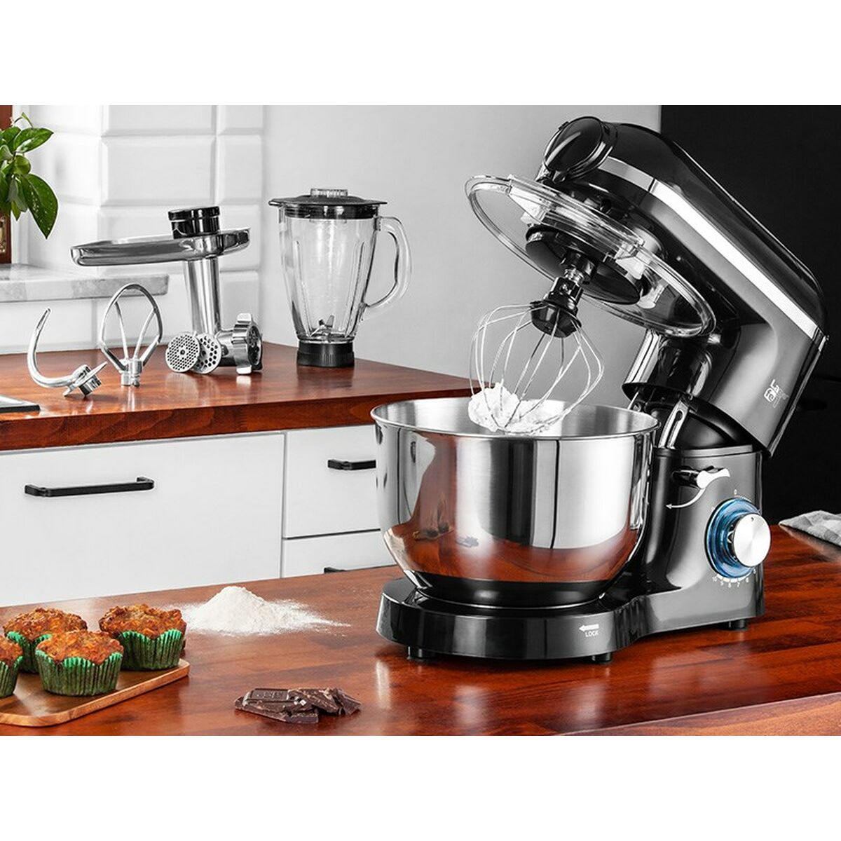 Köksrobot Lafe LAFMIX46072 Svart 1300 W 5 L - 8
