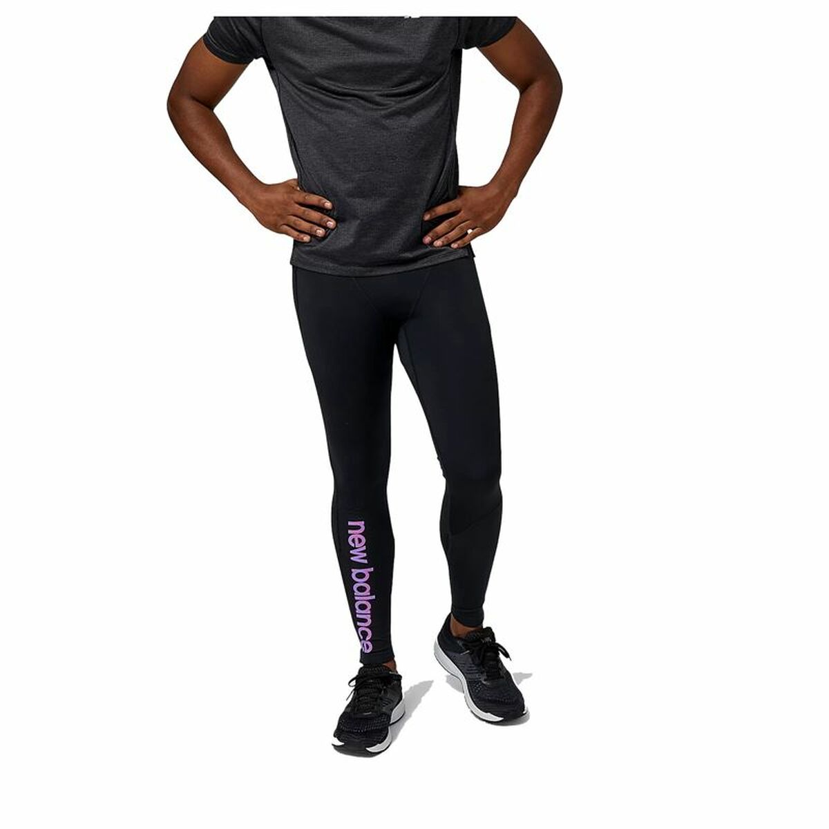 Sportleggings, Herr New Balance Impact Run AT Tight Svart - 5