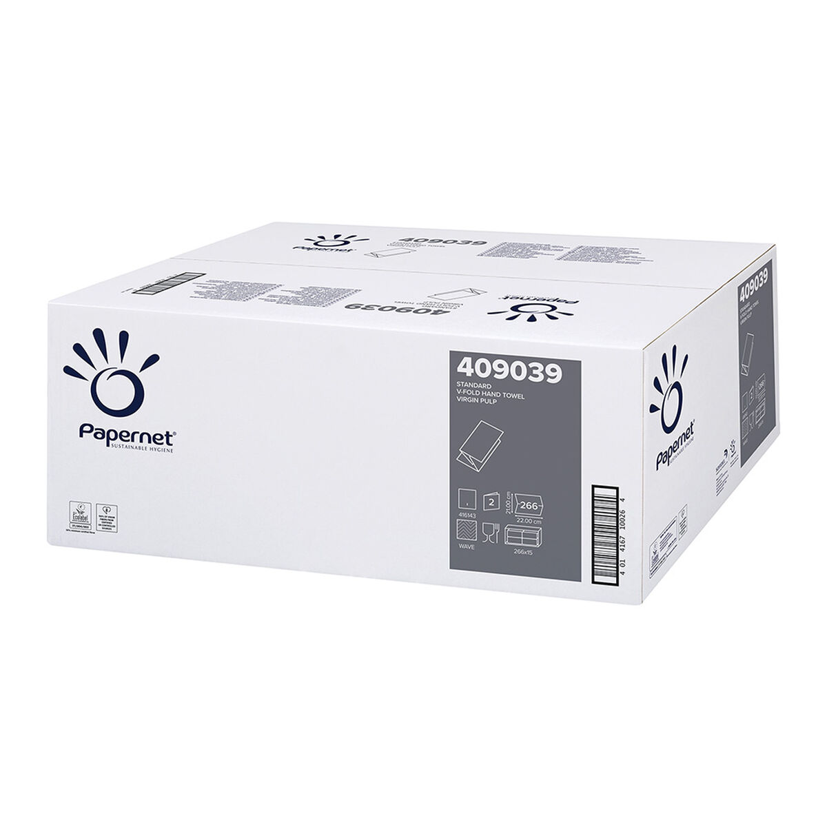 Pappersservett Papernet 409039 Vit