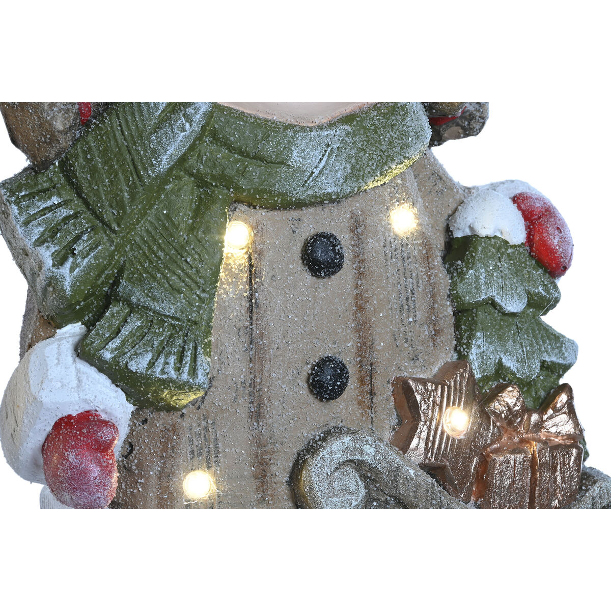 Julgranskula Home ESPRIT Brun Röd 23 x 10,5 x 40 cm (2 antal) - 2