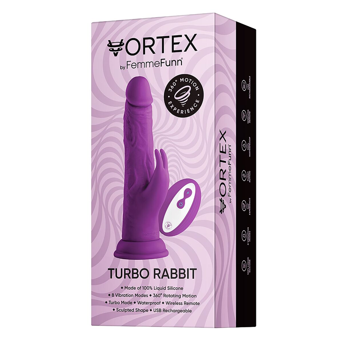 Realistisk dildo FemmeFunn Purpur - 7