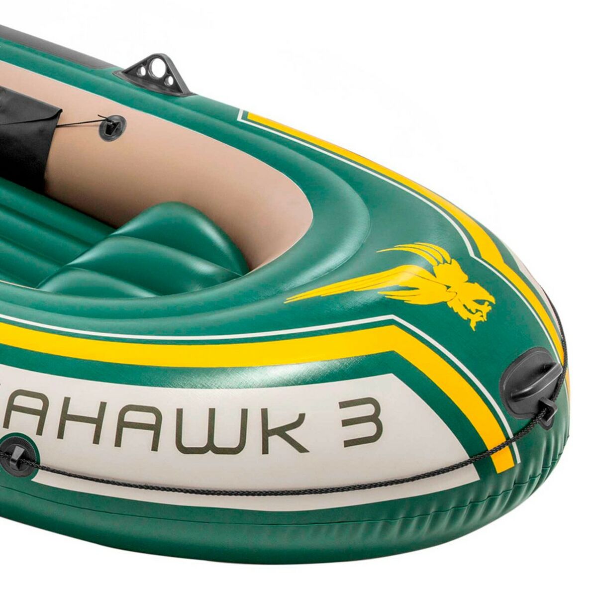 Uppblåsbar båt Intex Seahawk 3 Grön 295 x 43 x 137 cm - 11
