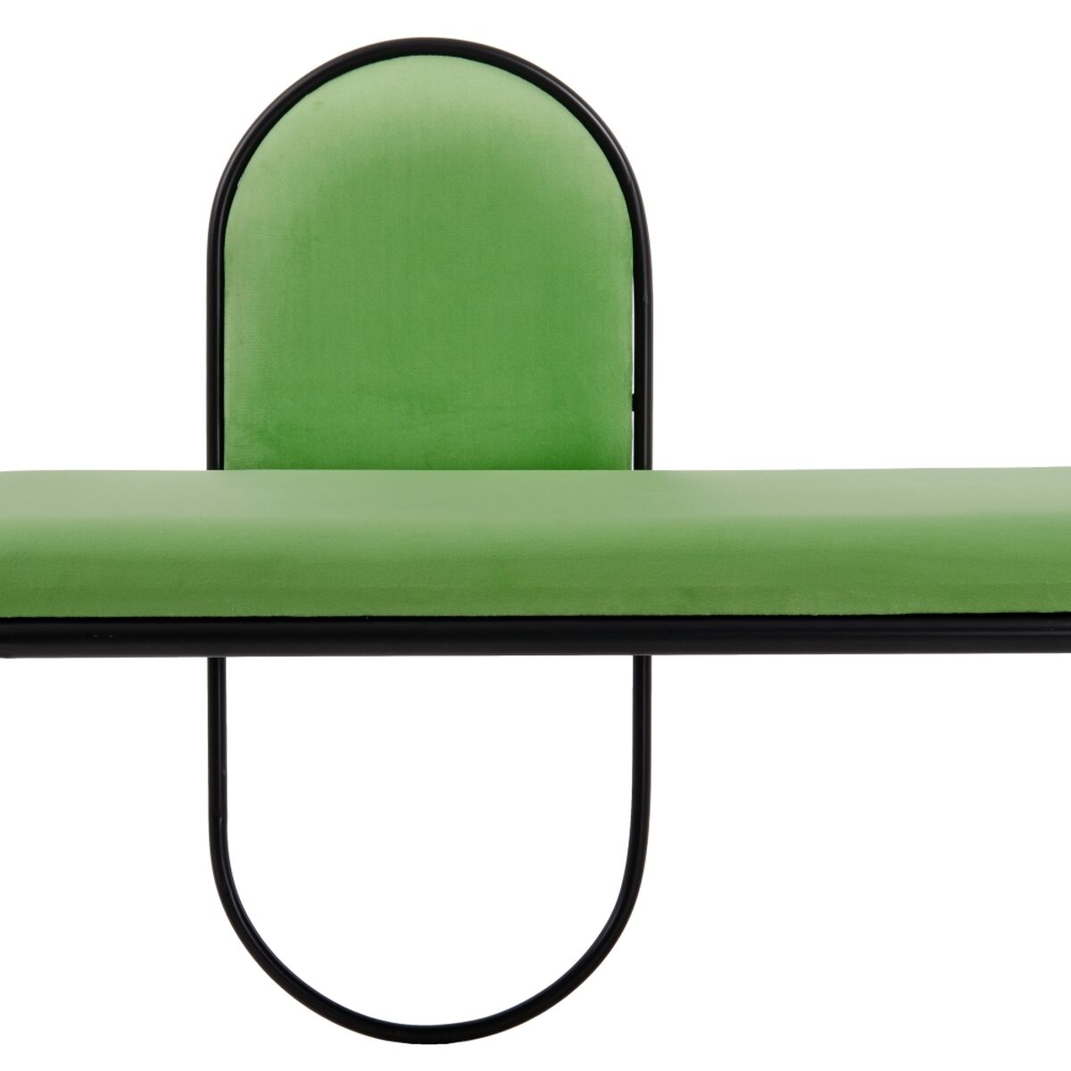 Sittpall 110 x 40 x 68 cm Syntetmaterial Metall Grön - 5