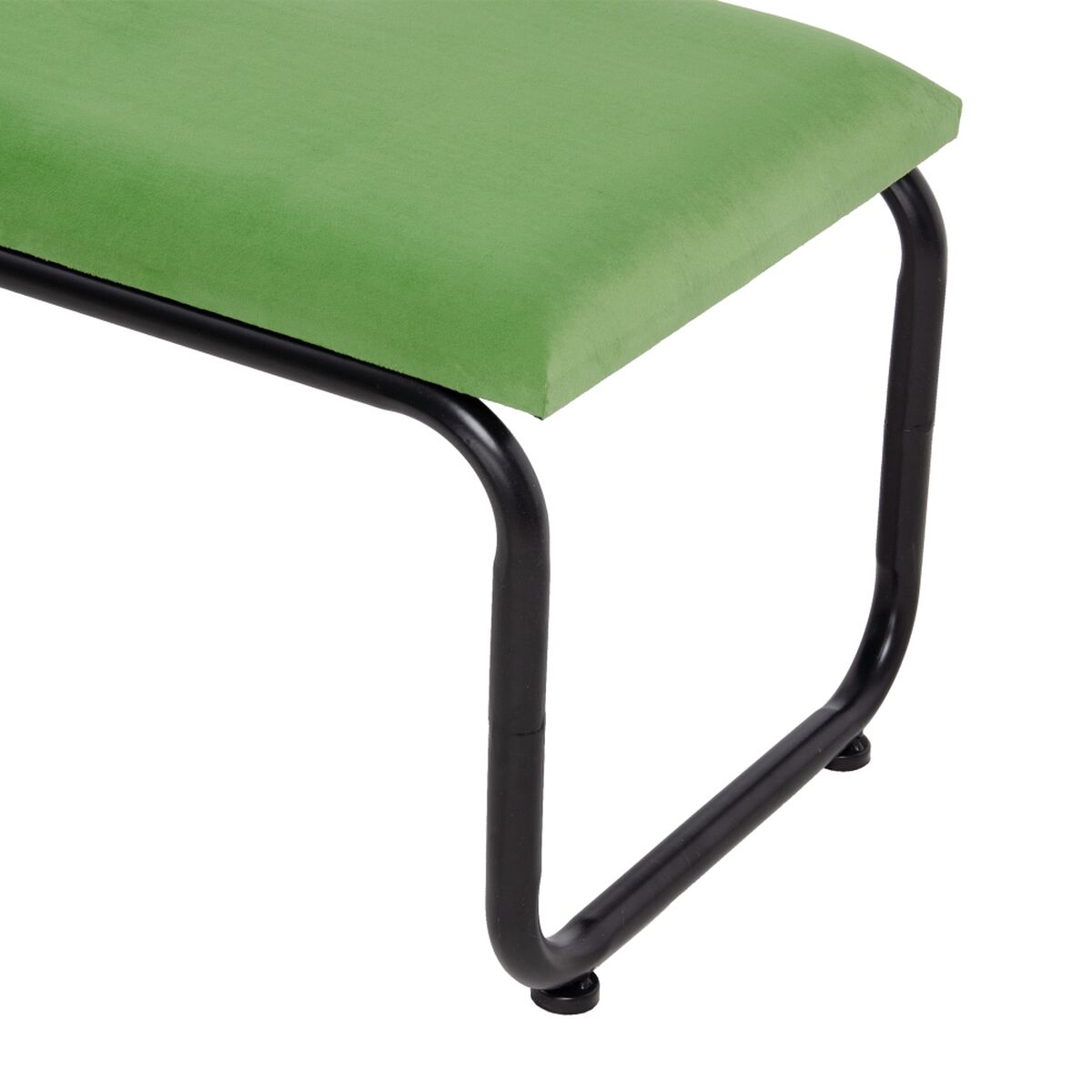 Sittpall 110 x 40 x 68 cm Syntetmaterial Metall Grön - 2