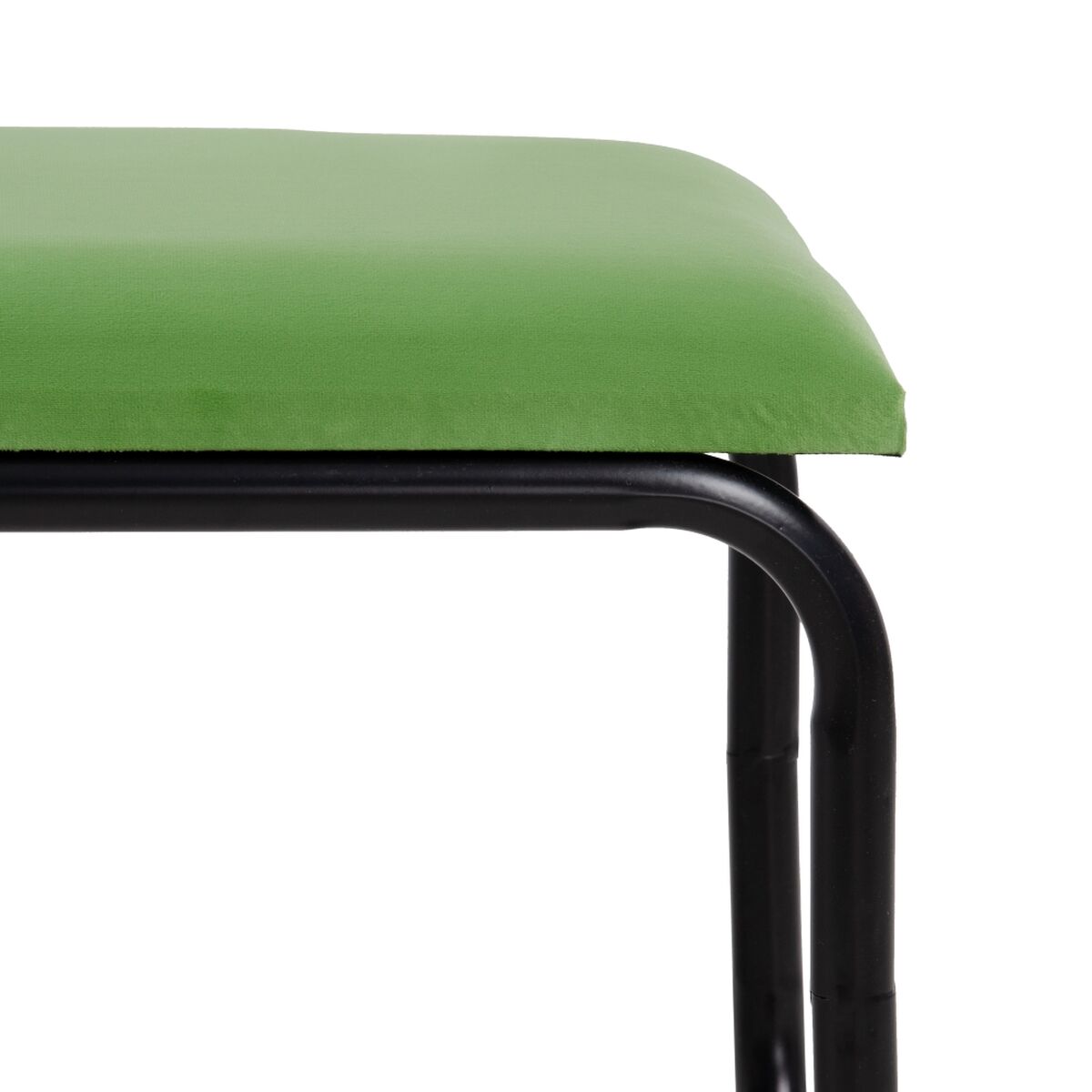 Sittpall 110 x 40 x 68 cm Syntetmaterial Metall Grön - 4