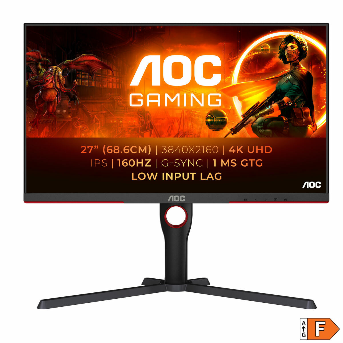 Monitor Gaming AOC U27G3X/BK 27" 4K Ultra HD - 2
