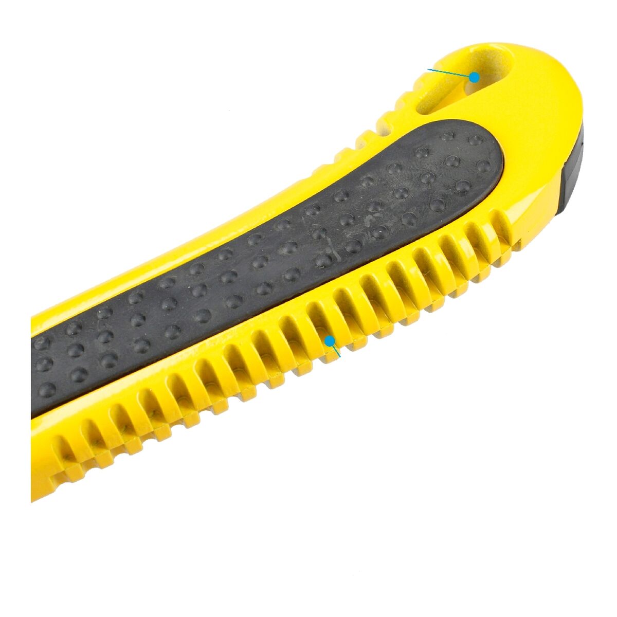 brytbladskniv Ferrestock Gul 18 mm - 6