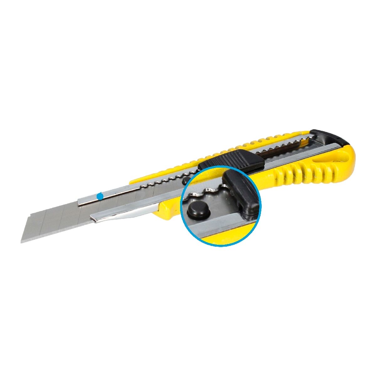 brytbladskniv Ferrestock Gul 18 mm - 3