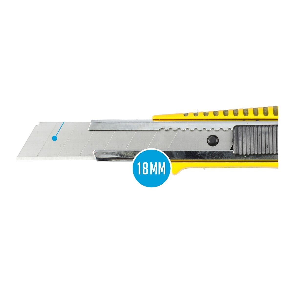 brytbladskniv Ferrestock Gul 18 mm - 4