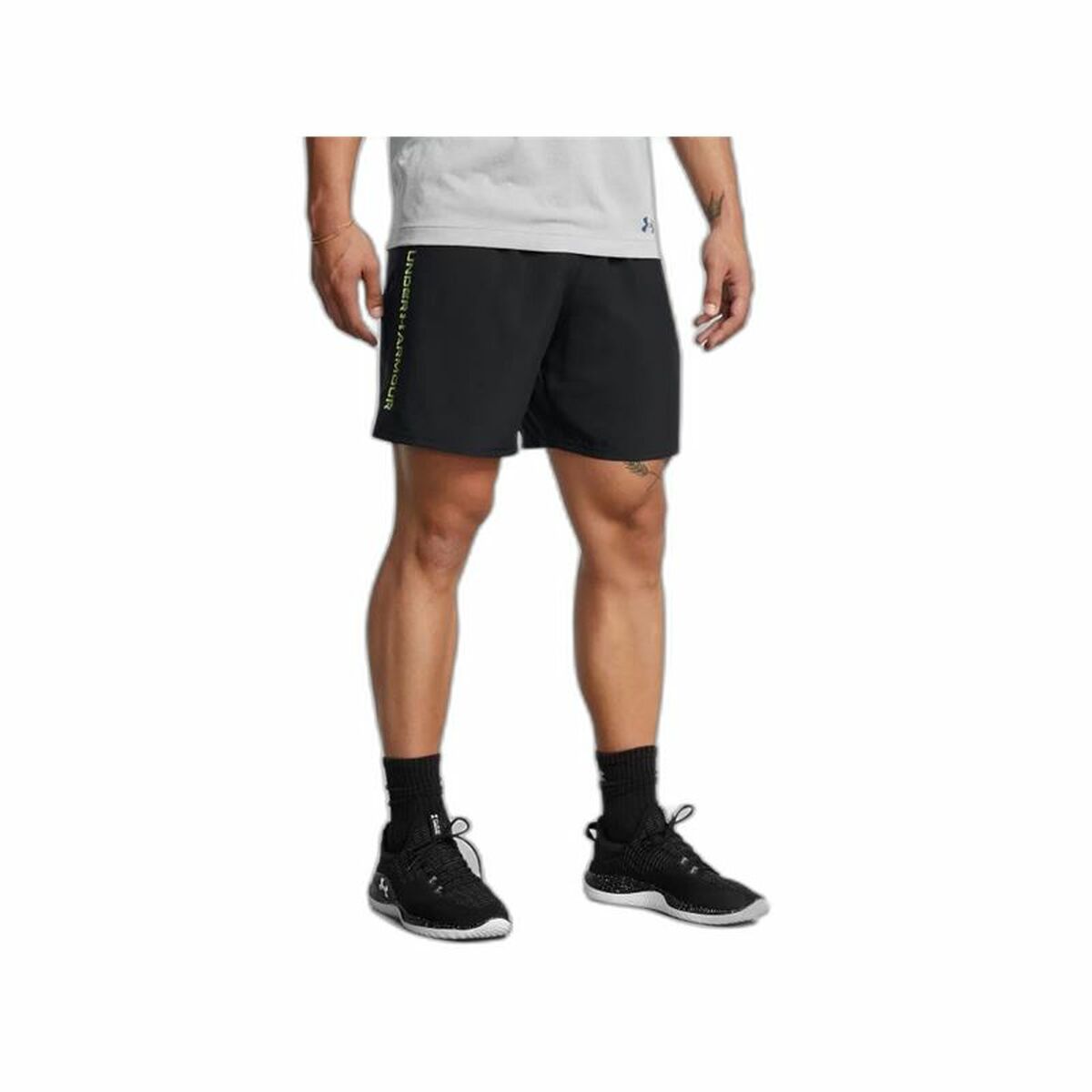 Sportshorts för män Under Armour Wordmark Svart - 3
