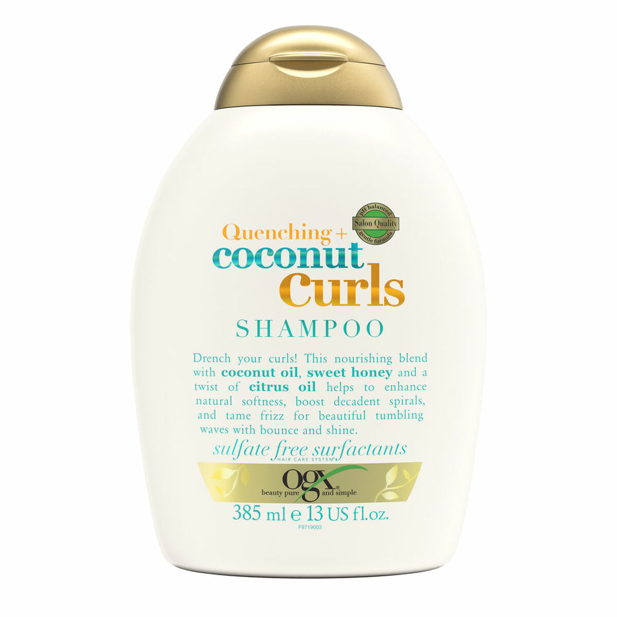 Schampo för lockigt hår OGX COCONUT CURLS 385 ml