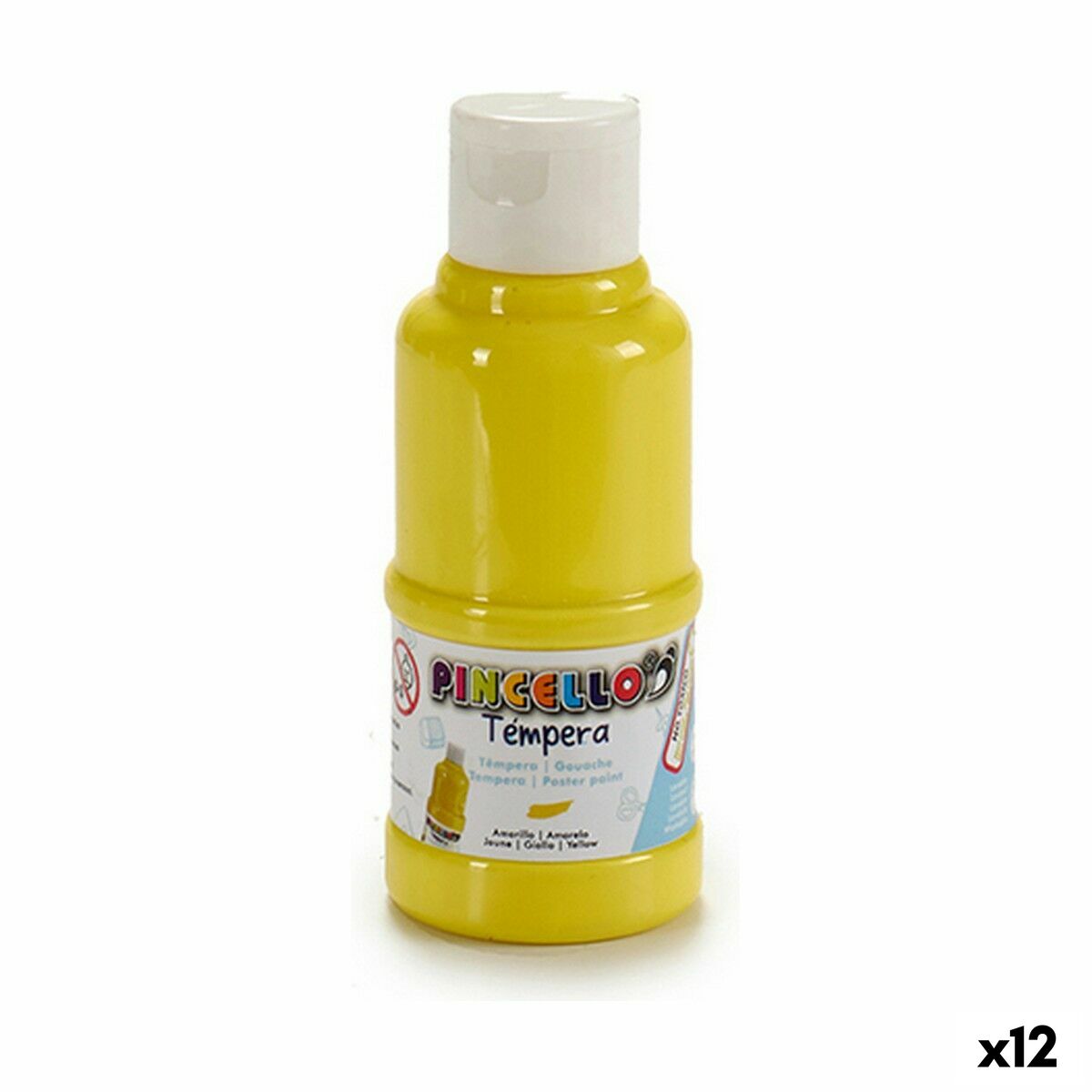 Gouache Gul (120 ml) (12 antal)