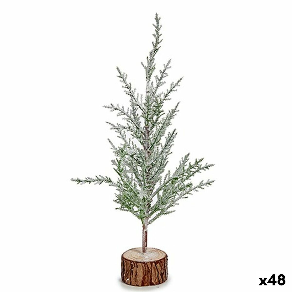 Julgran Brun Grön Trä Plast 5,5 x 34 x 10,5 cm (48 antal) - 3