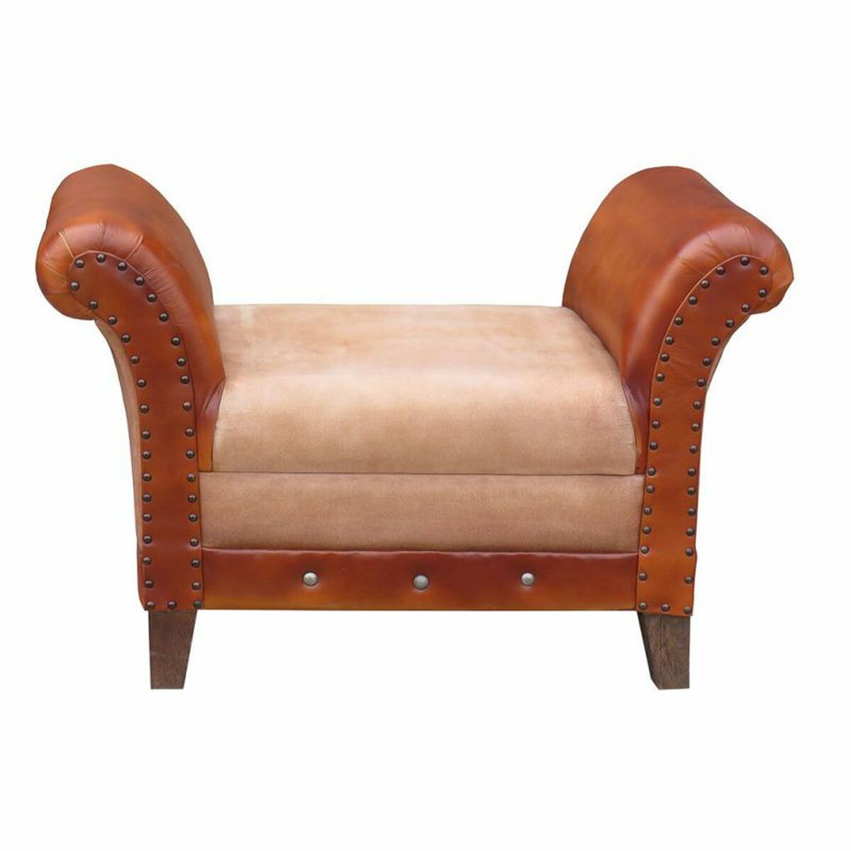 Sittpall Alexandra House Living Mangoträ 49 x 62 x 88 cm - 3