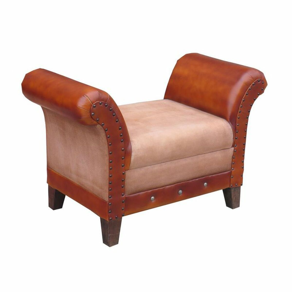 Sittpall Alexandra House Living Mangoträ 49 x 62 x 88 cm - 4