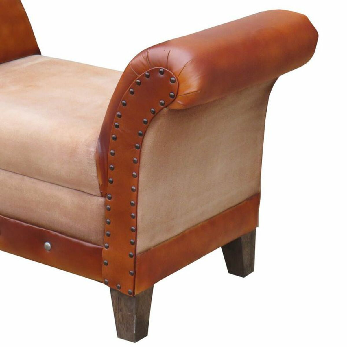 Sittpall Alexandra House Living Mangoträ 49 x 62 x 88 cm - 6